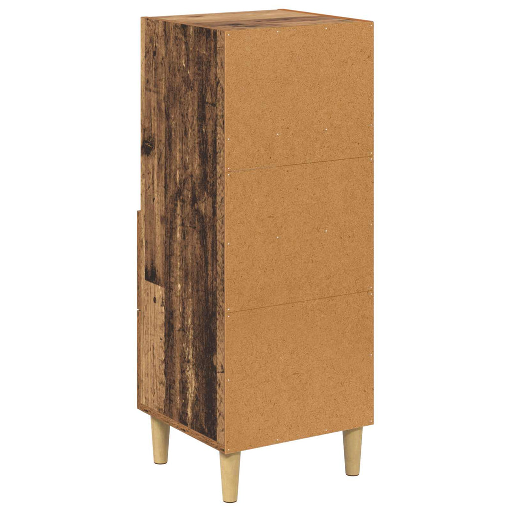 Sideboard Altholz 34 x 34,5 x 90 cm Holzwerkstoff