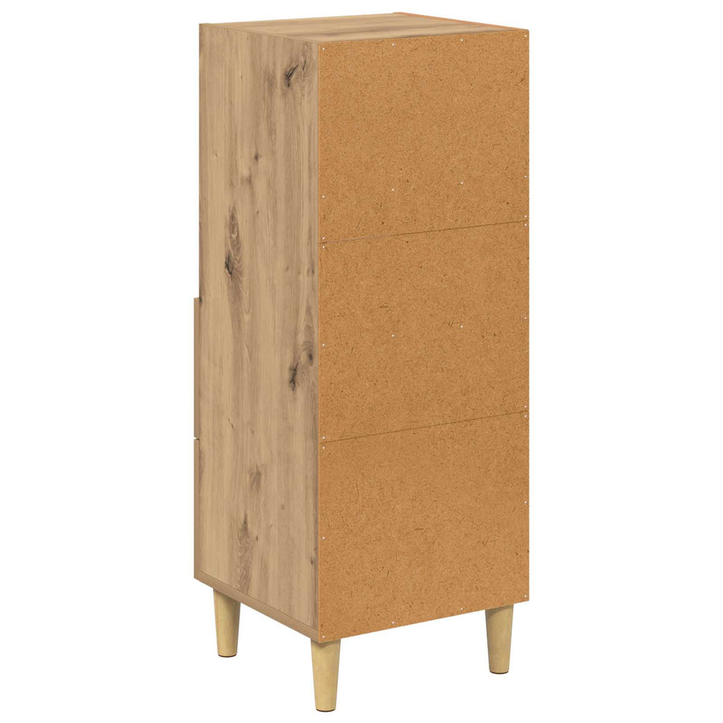 Sideboard Artisan-Eiche 34 x 34,5 x 90 cm Holzwerkstoff