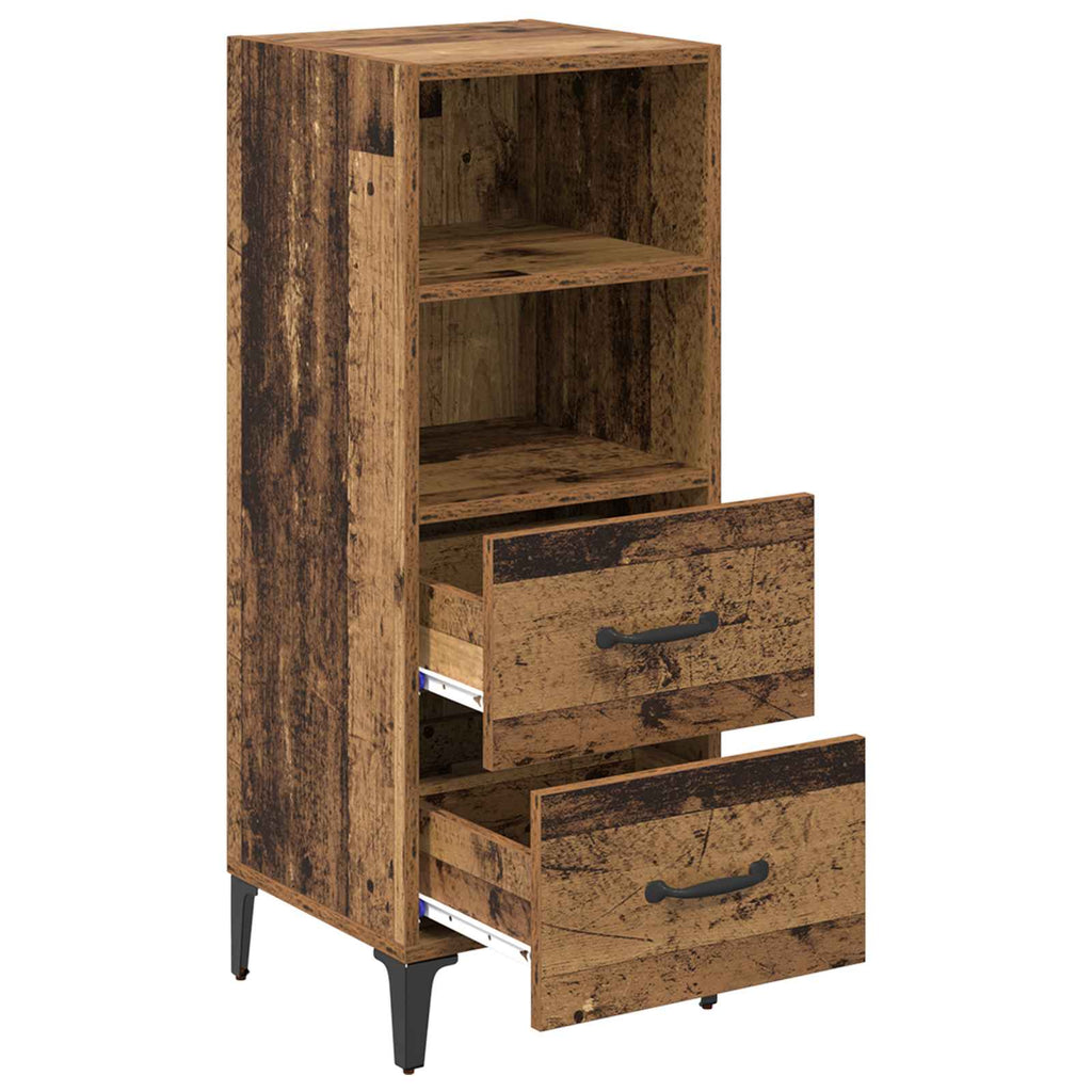 Sideboard Altholz 34 x 34,5 x 90 cm Holzwerkstoff