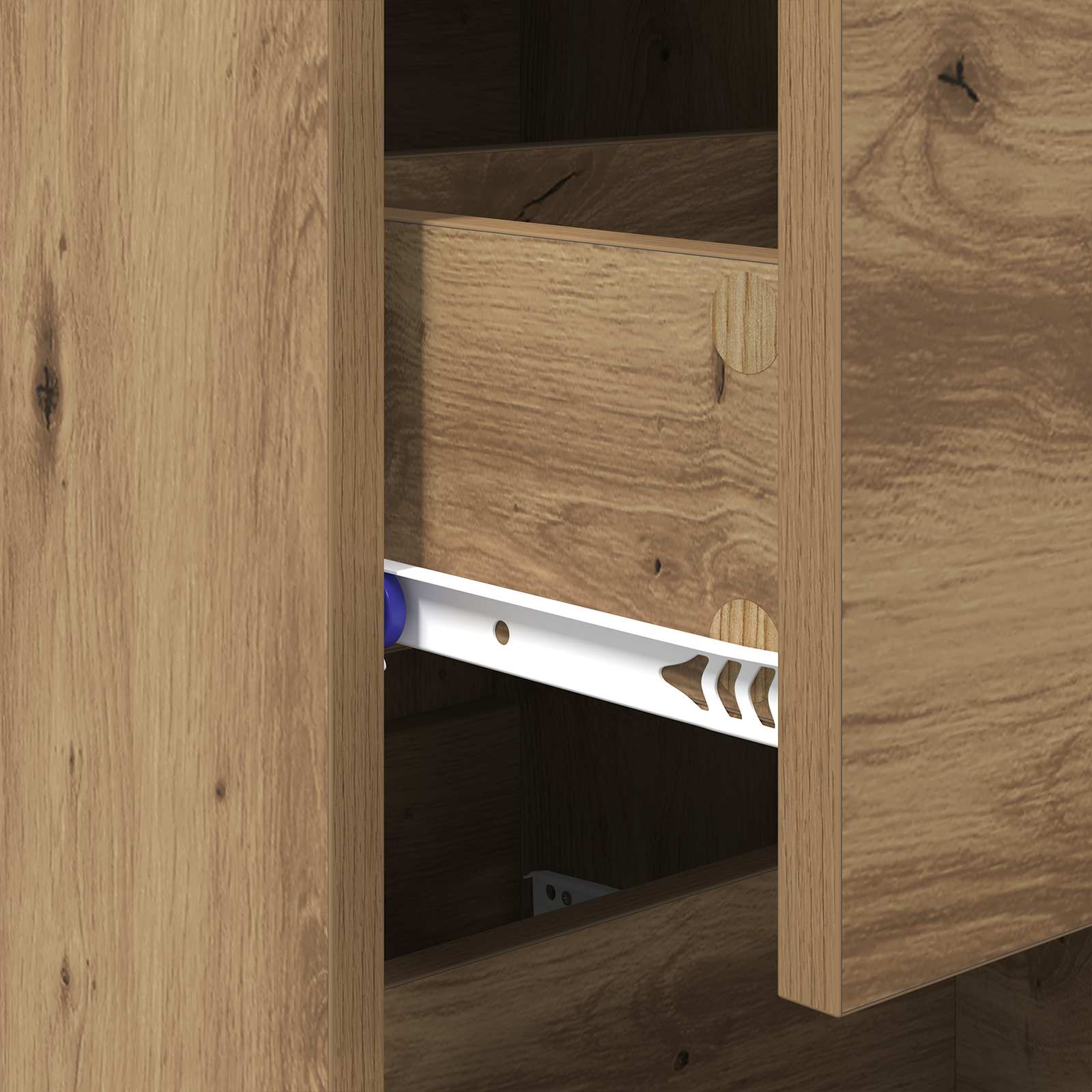 Sideboard Artisan-Eiche 34 x 34,5 x 90 cm Holzwerkstoff