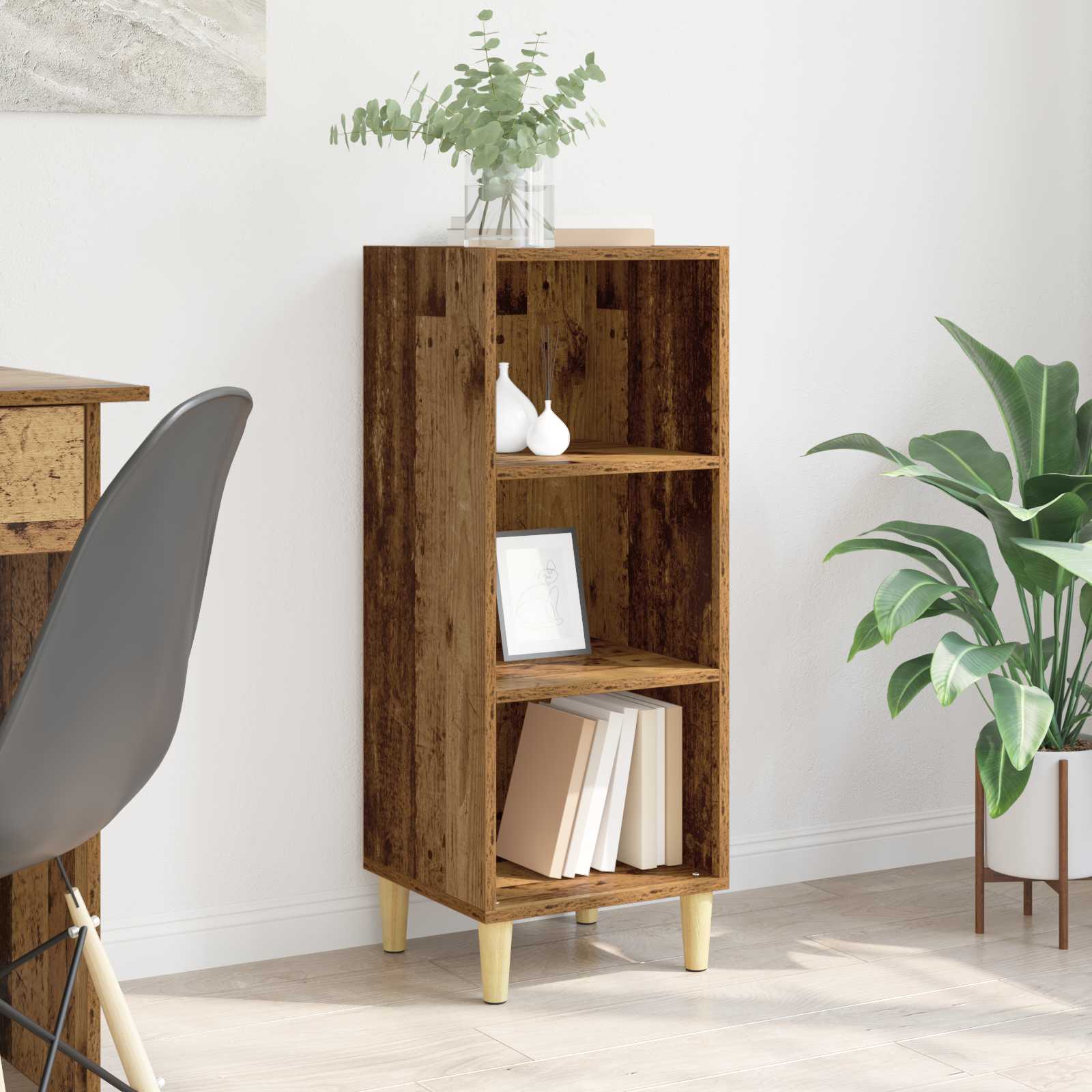 Sideboard Altholz 34,5 x 32,5 x 90 cm Holzwerkstoff