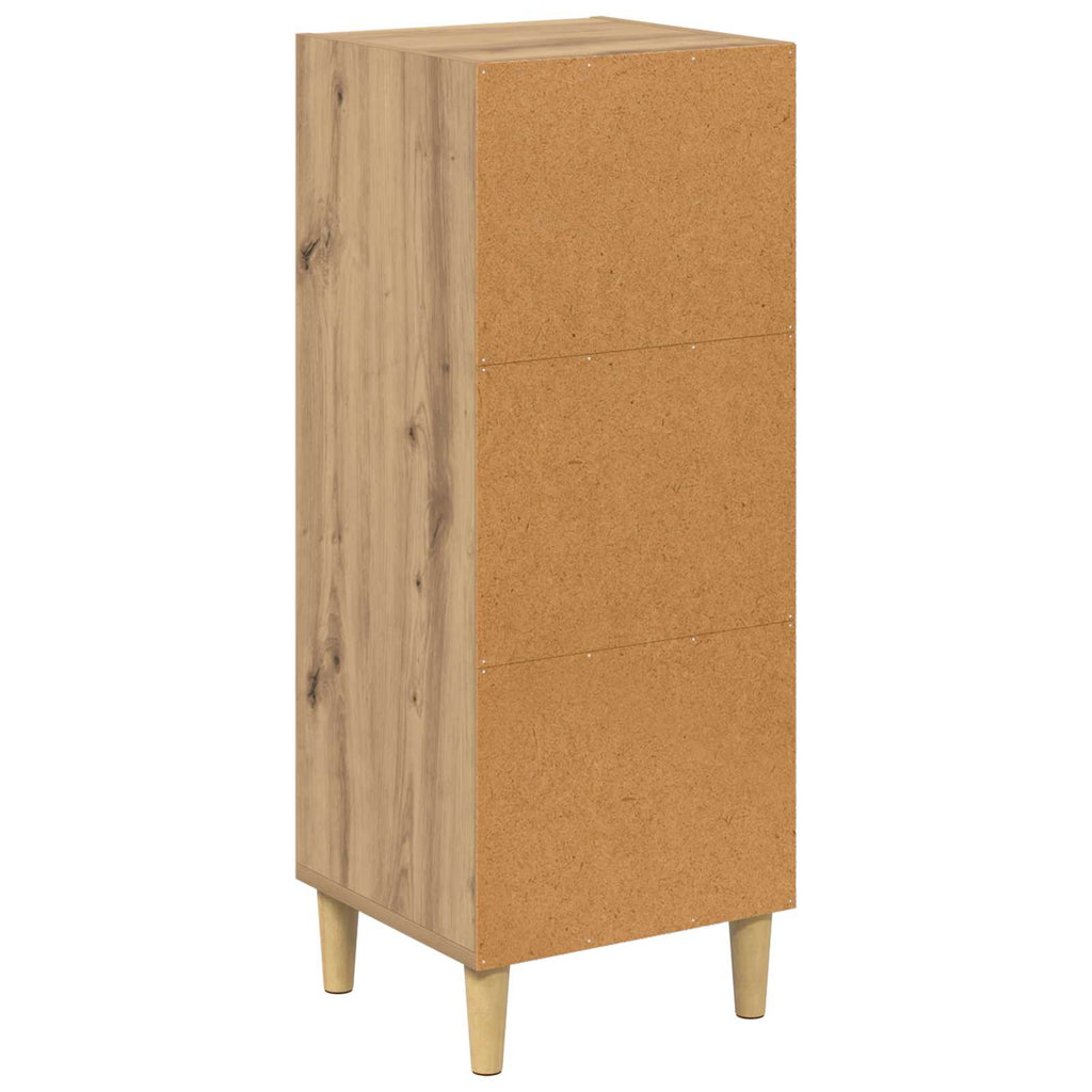 Sideboard Artisan-Eiche 34,5 x 32,5 x 90 cm Holzwerkstoff