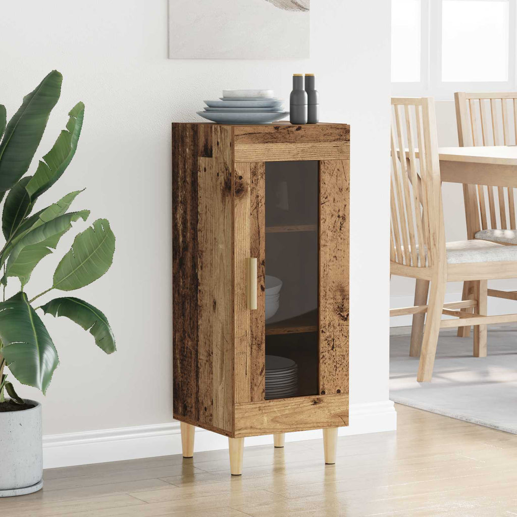 Sideboard Altholz 34,5 x 32,5 x 90 cm Holzwerkstoff