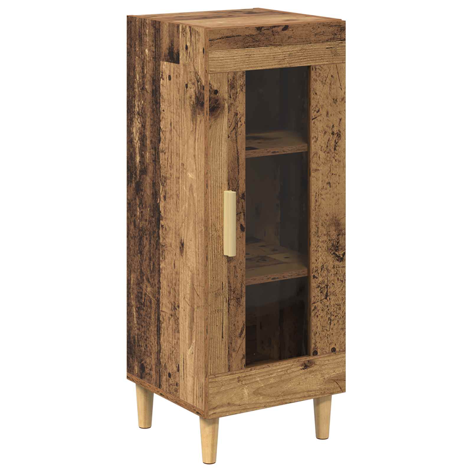 Sideboard Altholz 34,5 x 32,5 x 90 cm Holzwerkstoff