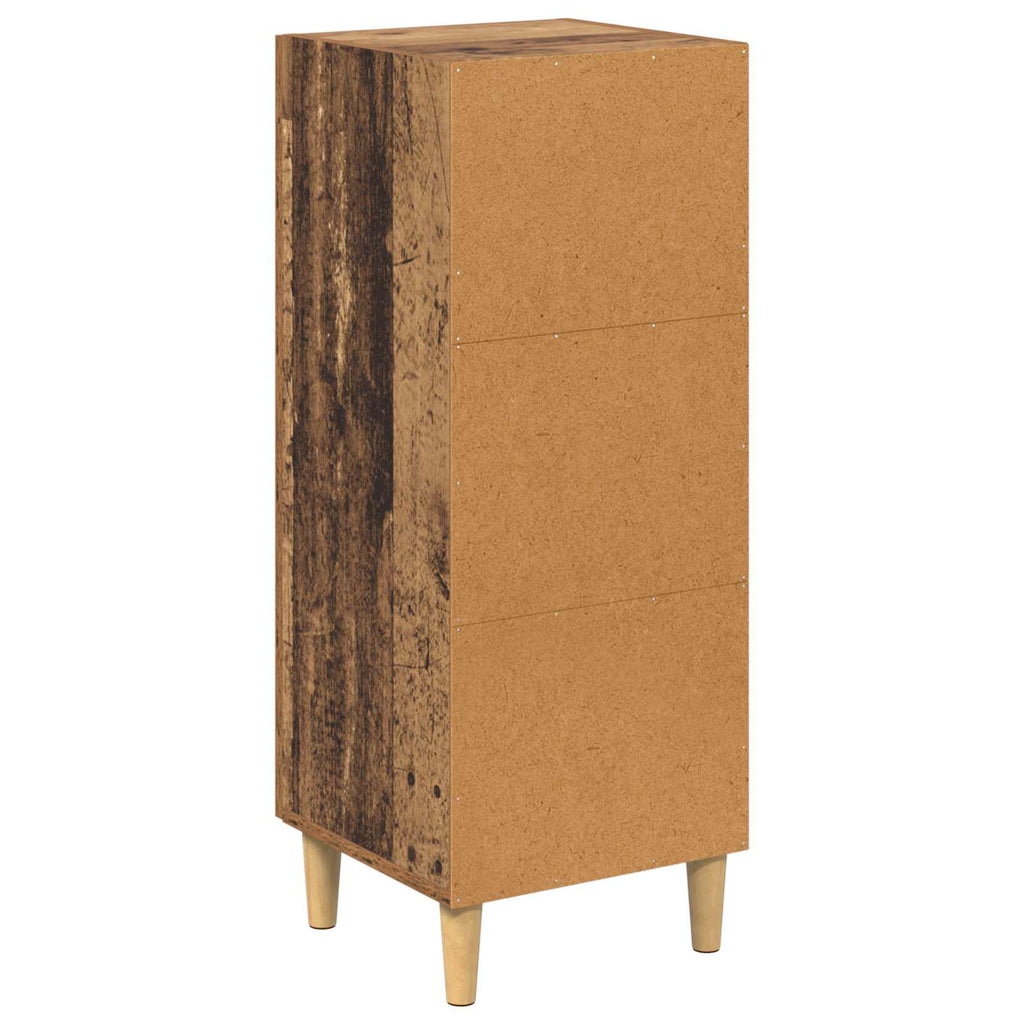 Sideboard Altholz 34,5 x 32,5 x 90 cm Holzwerkstoff