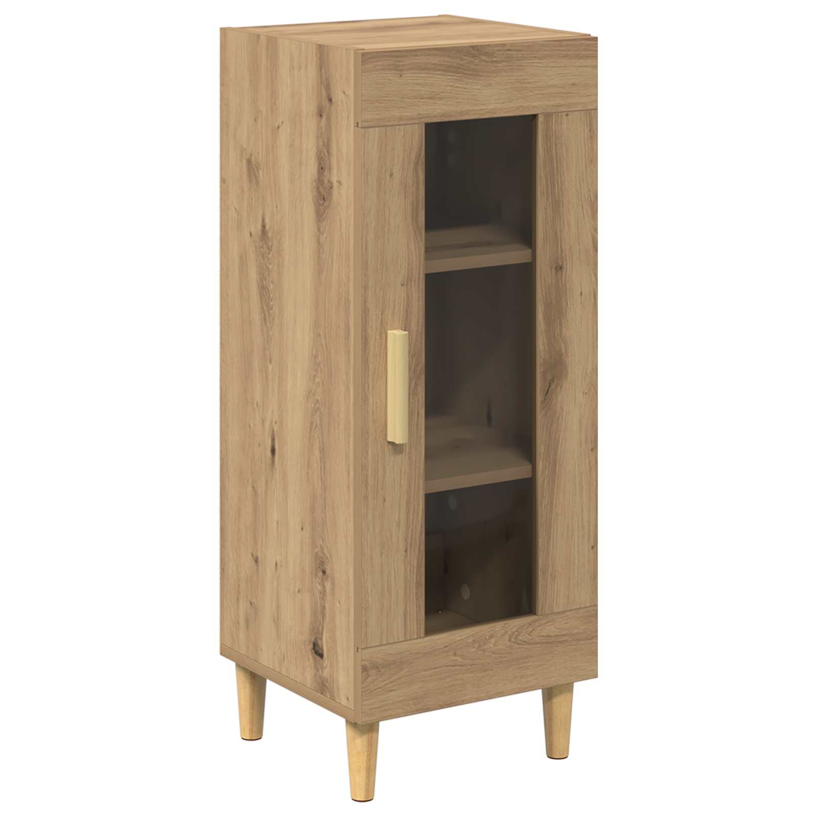 Sideboard Artisan-Eiche 34,5 x 32,5 x 90 cm Holzwerkstoff