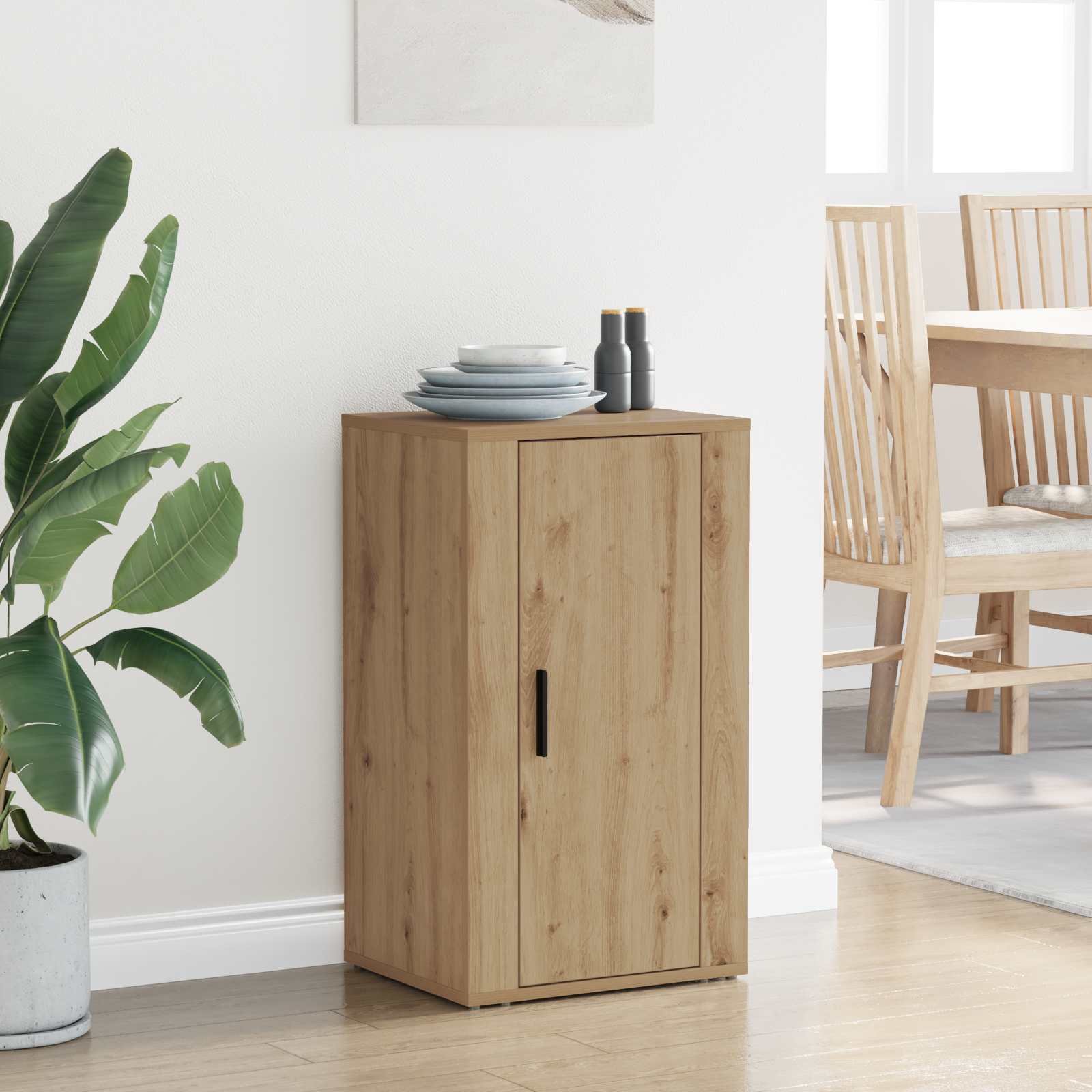 Sideboard Artisan-Eiche 40 x 33 x 70 cm Holzwerkstoff