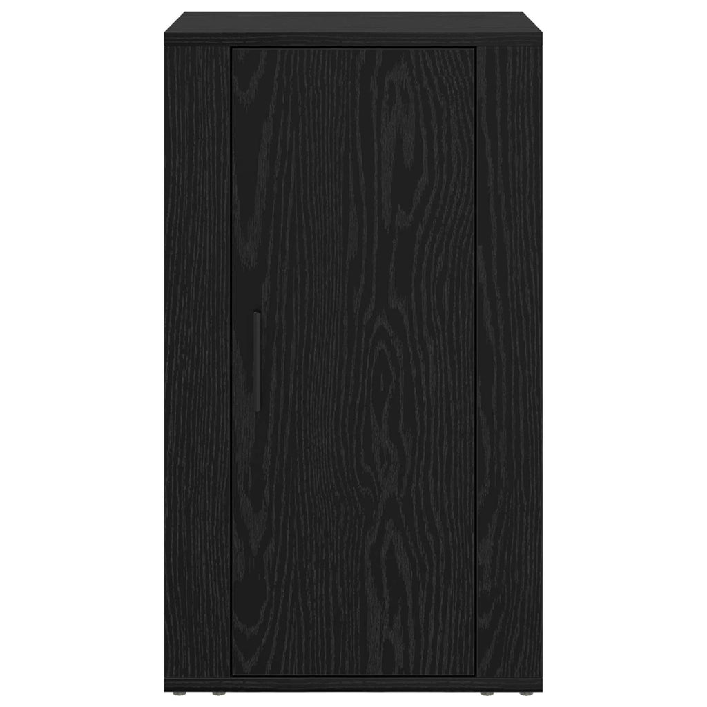 Sideboard Schwarz Eichen-Optik 40 x 33 x 70 cm Holzwerkstoff
