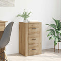 Sideboard Artisan-Eiche 40 x 33 x 70 cm Holzwerkstoff