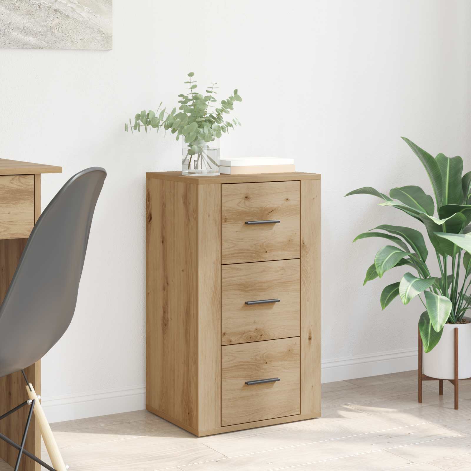 Sideboard Artisan-Eiche 40 x 33 x 70 cm Holzwerkstoff