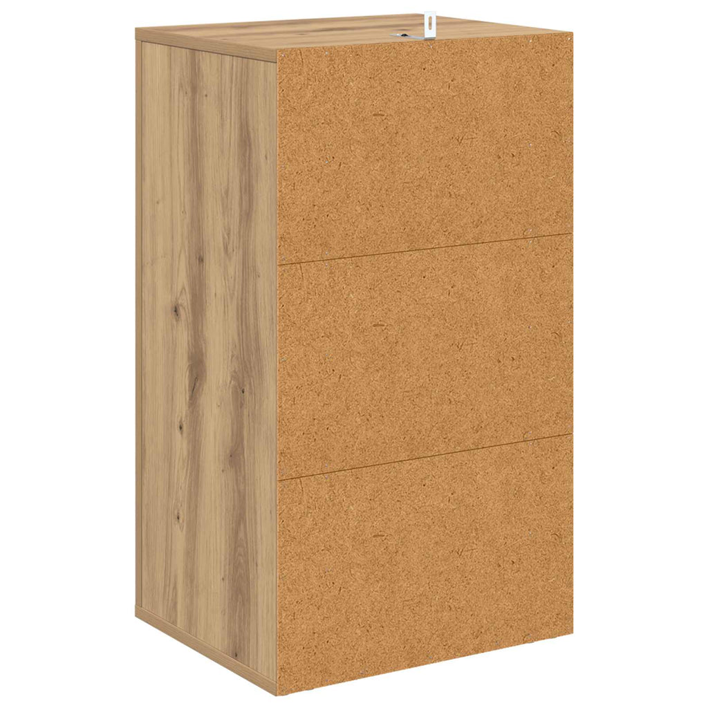 Sideboard Artisan-Eiche 40 x 33 x 70 cm Holzwerkstoff