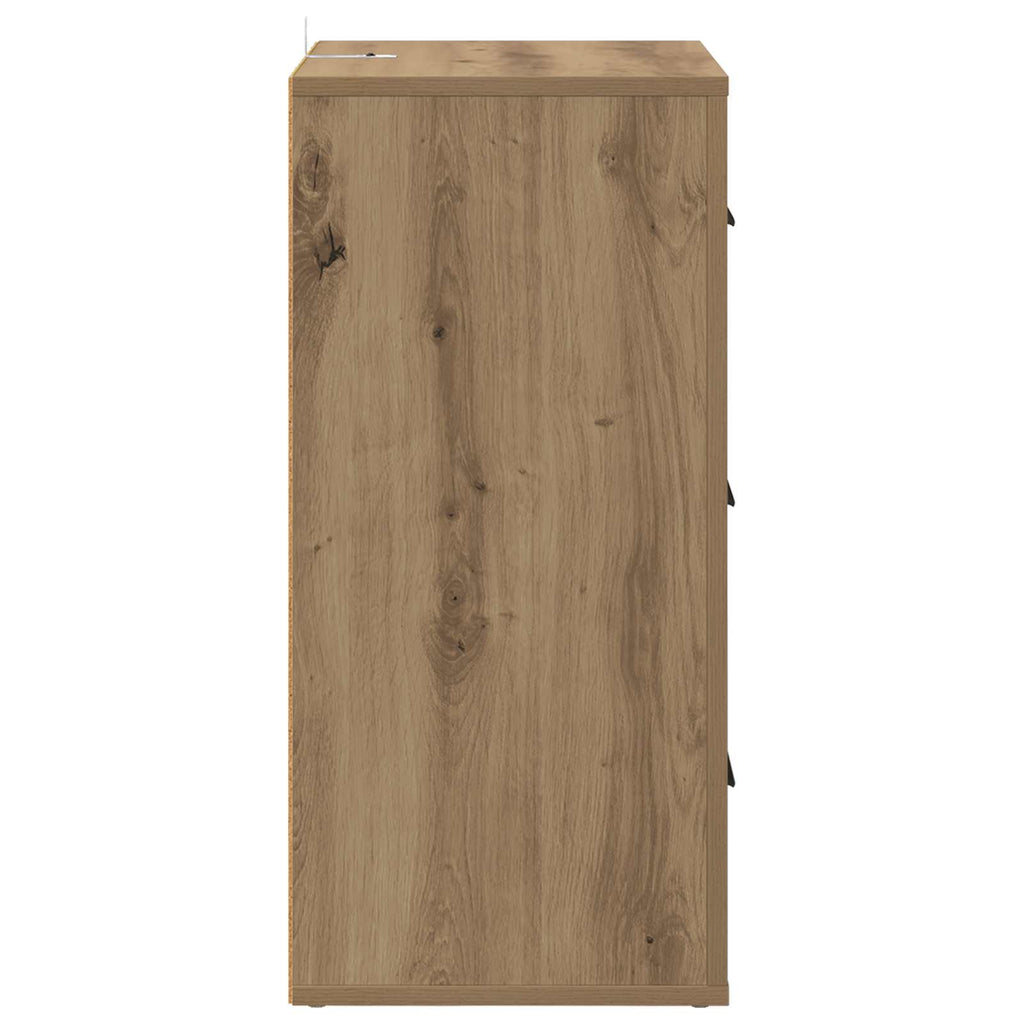 Sideboard Artisan-Eiche 40 x 33 x 70 cm Holzwerkstoff