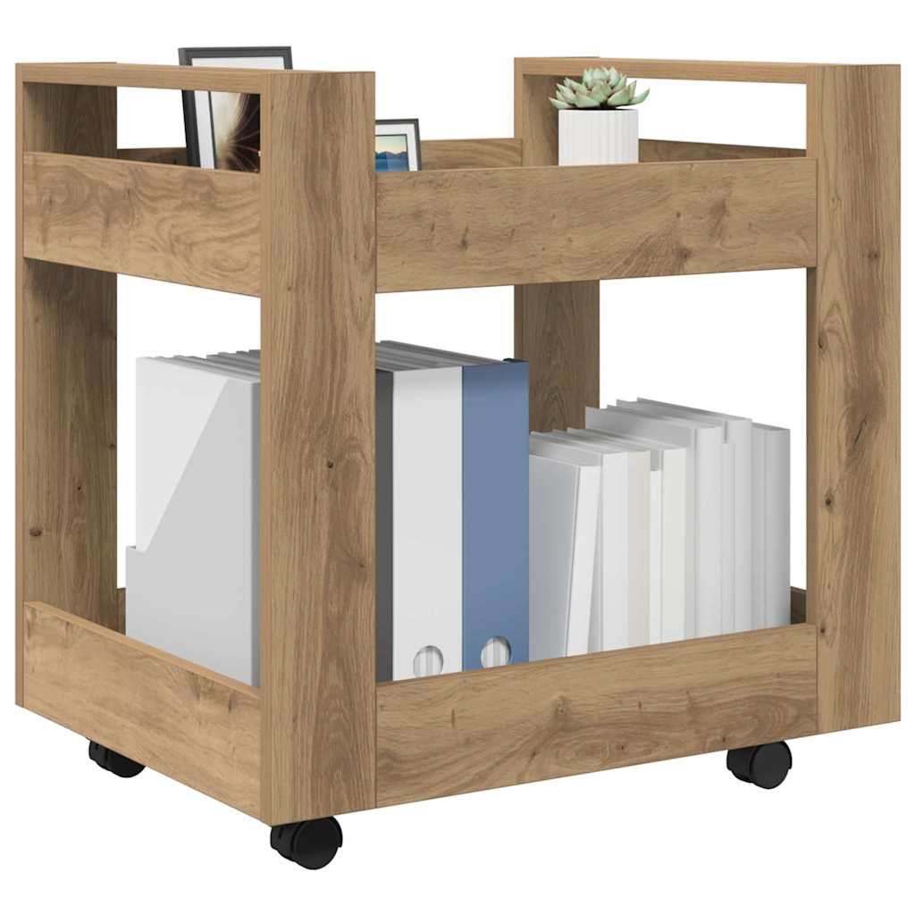 Schreibtischwagen Artisan-Eiche 60 x 45 x 60 cm Holzwerkstoff