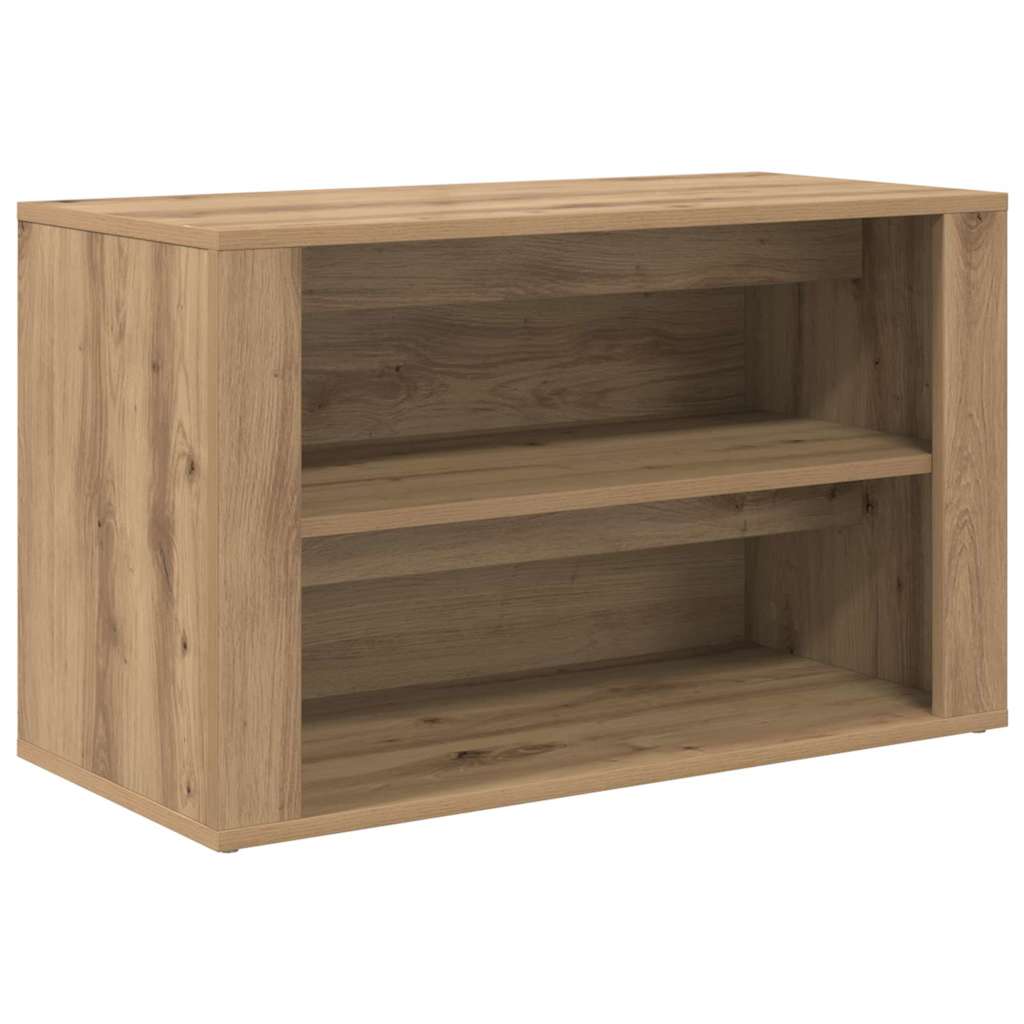 Schuhregal Artisan-Eiche 75 x 35 x 45 cm Holzwerkstoff