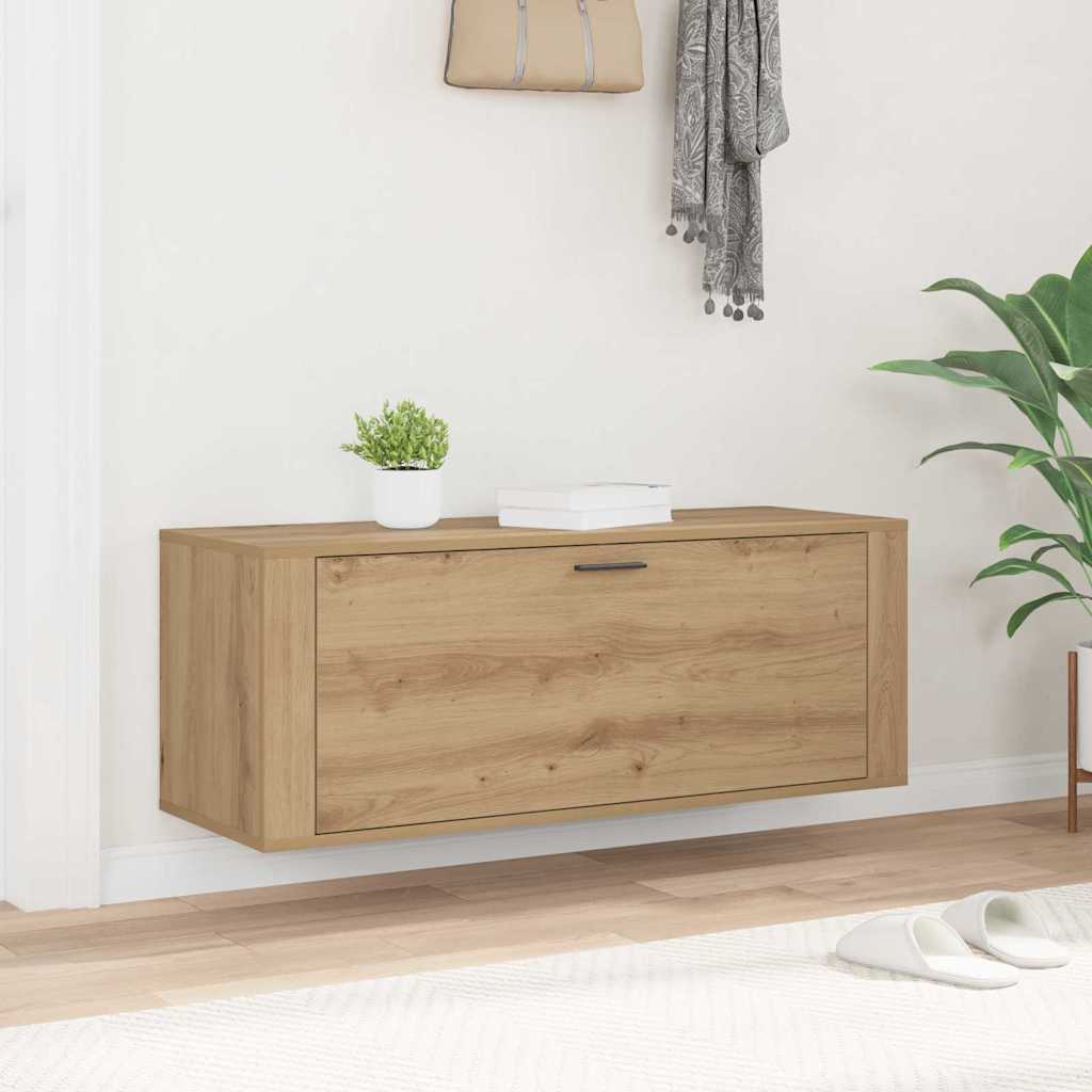 Schuhschrank Artisan-Eiche 100 x 35 x 38 cm Holzwerkstoff