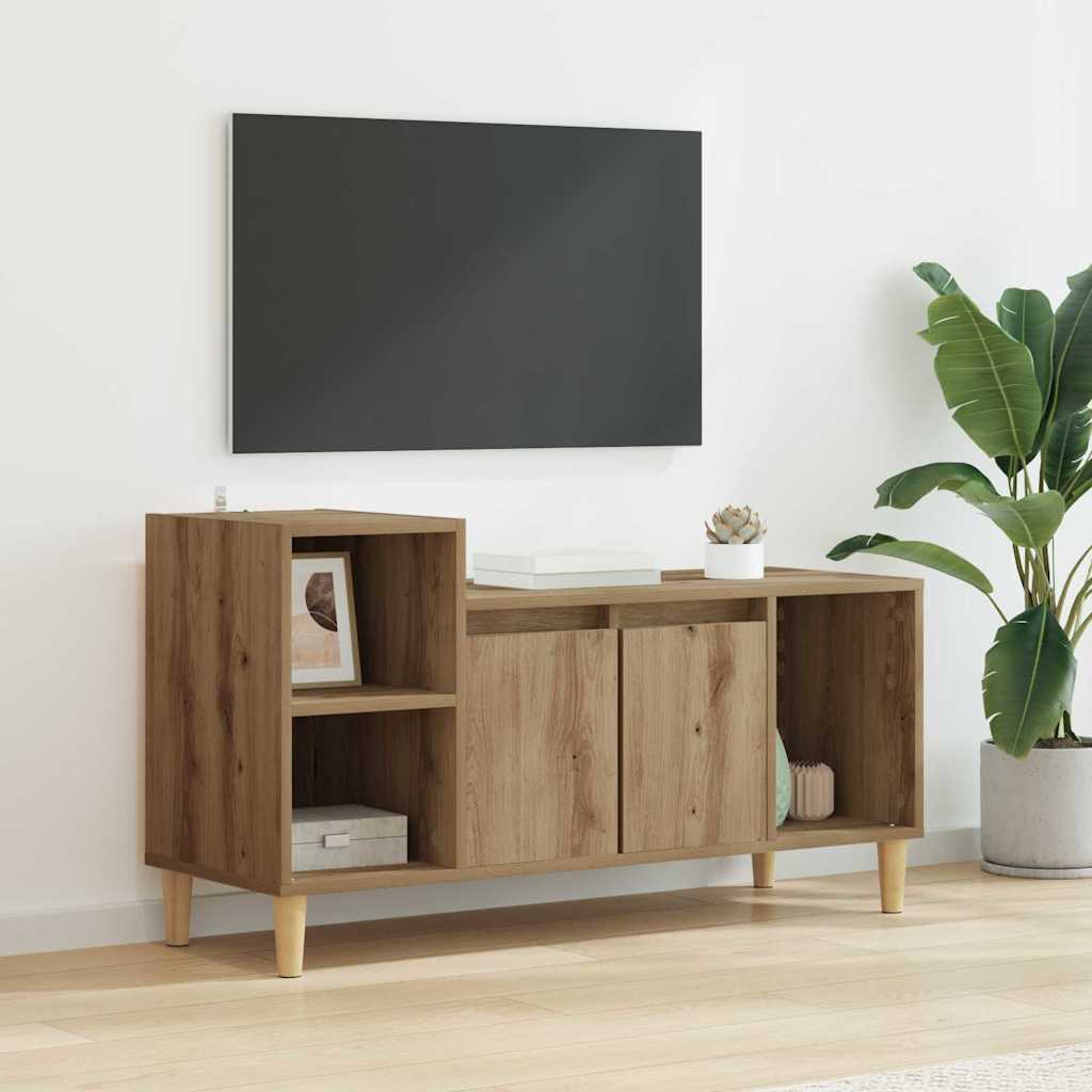 TV-Schränk Artisan-Eiche 100 x 35 x 55 cm Holzwerkstoff