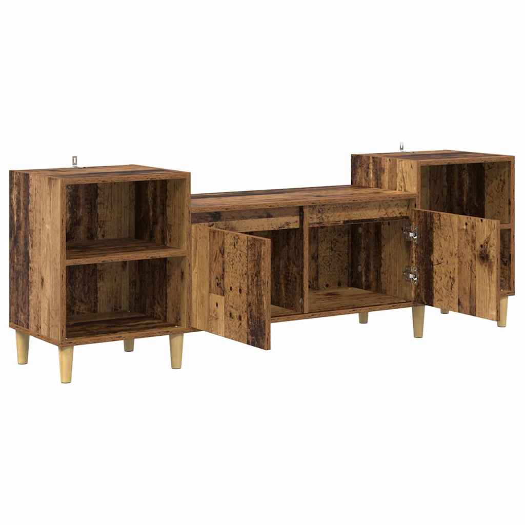 TV-Schränk Altholz 160 x 35 x 55 cm Holzwerkstoff