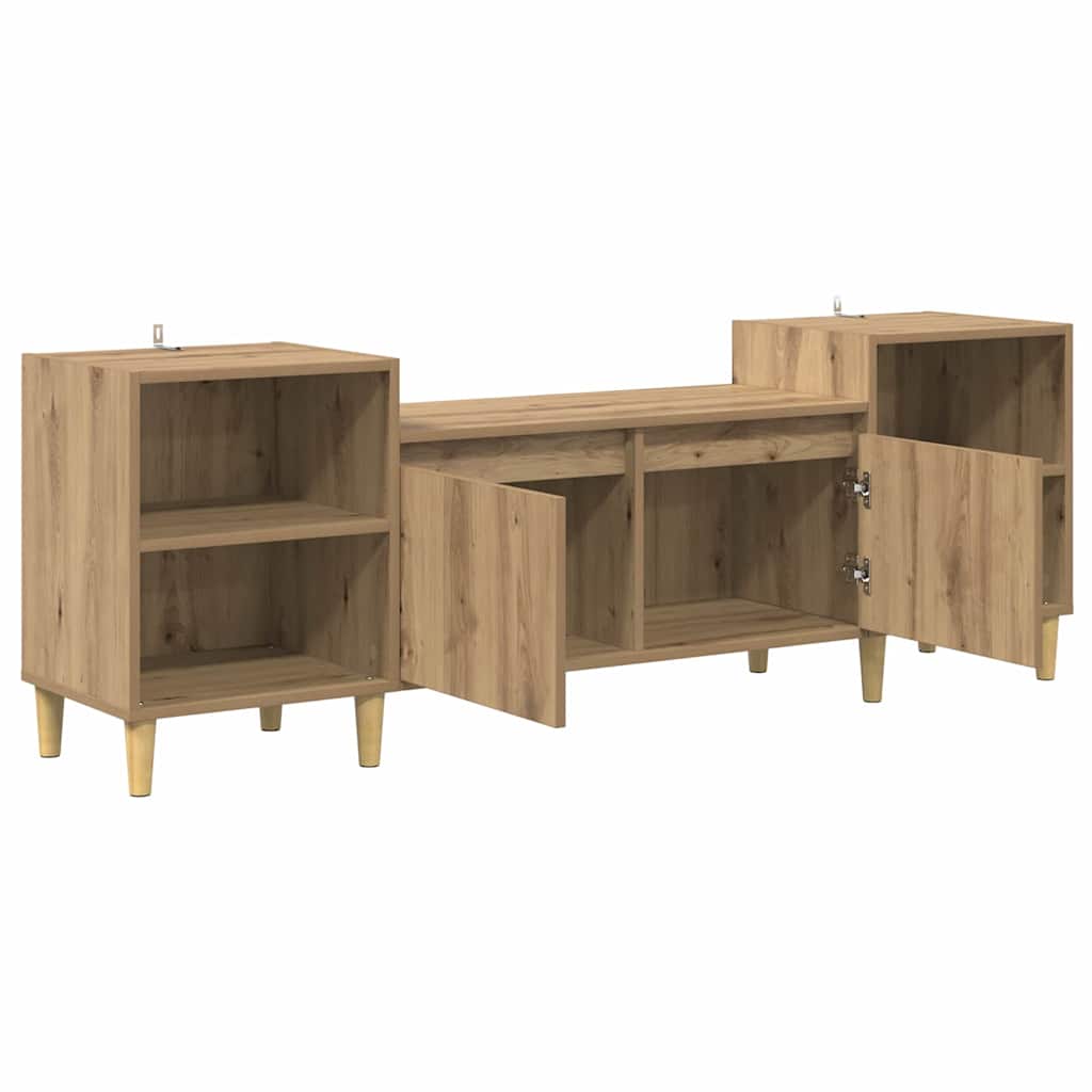 TV-Schränk Artisan-Eiche 160 x 35 x 55 cm Holzwerkstoff