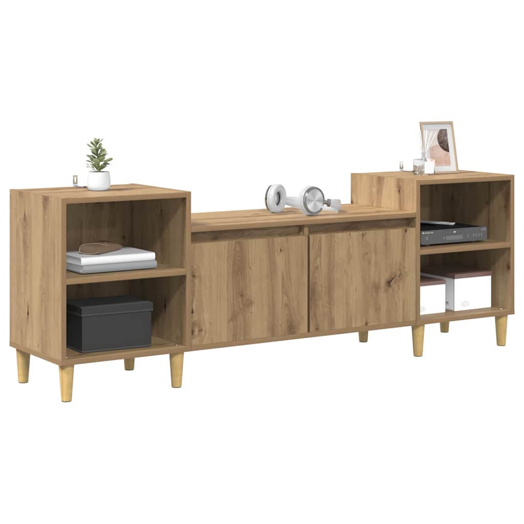 TV-Schränk Artisan-Eiche 160 x 35 x 55 cm Holzwerkstoff