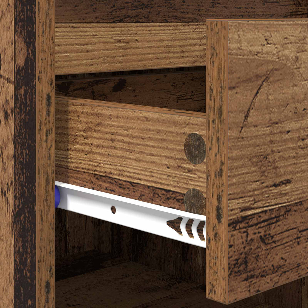 Schuhschrank Altholz 102 x 36 x 60 cm Holzwerkstoff