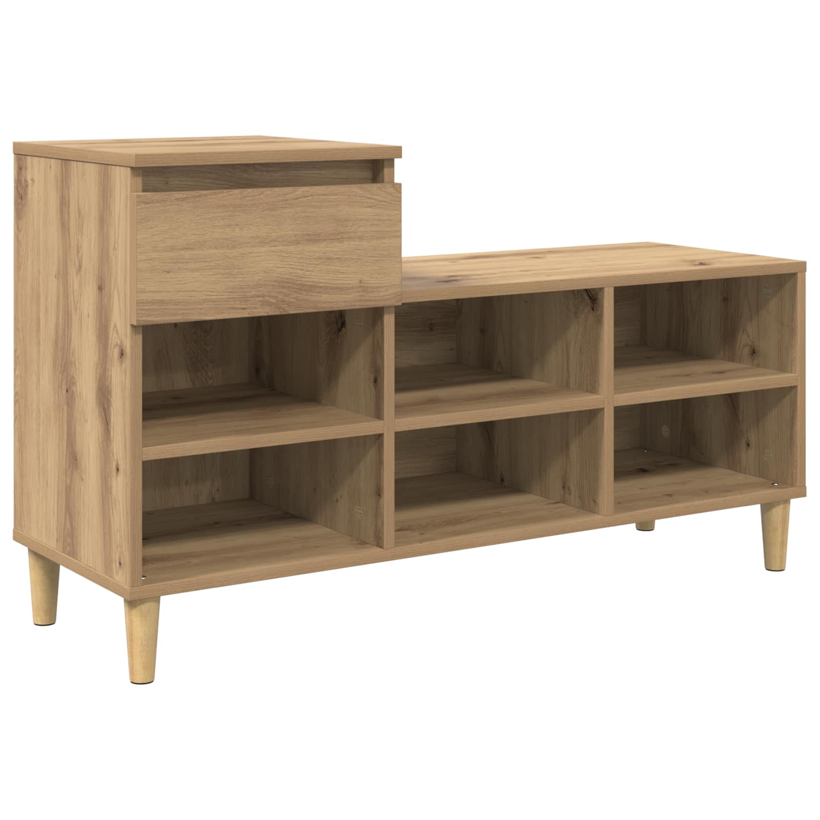 Schuhschrank Artisan-Eiche 102 x 36 x 60 cm Holzwerkstoff