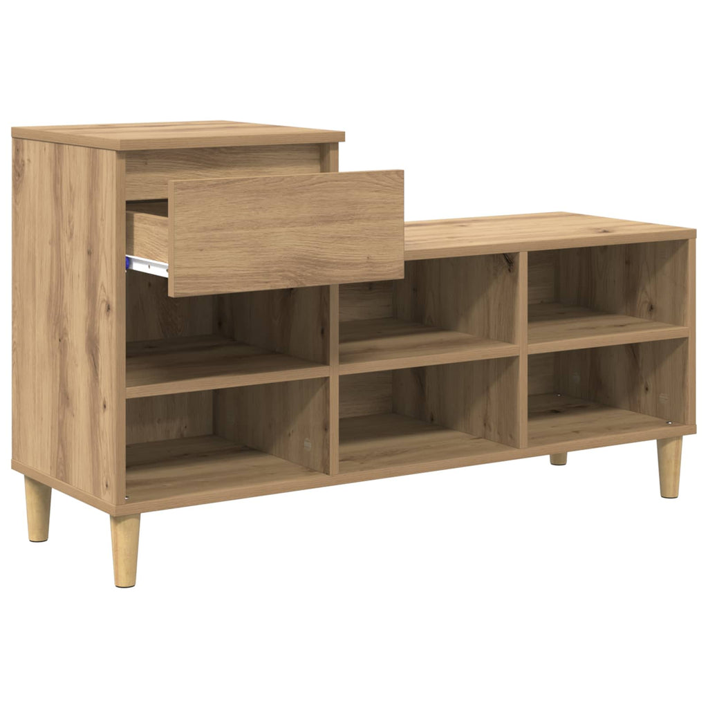 Schuhschrank Artisan-Eiche 102 x 36 x 60 cm Holzwerkstoff