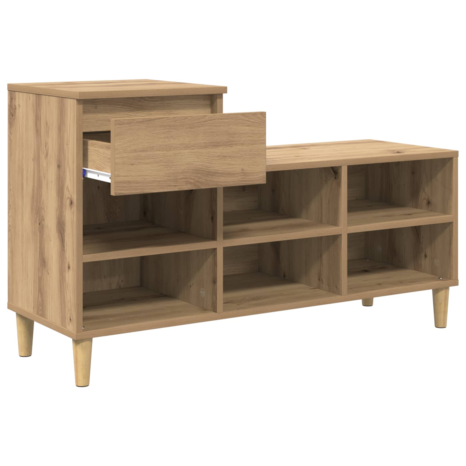 Schuhschrank Artisan-Eiche 102 x 36 x 60 cm Holzwerkstoff