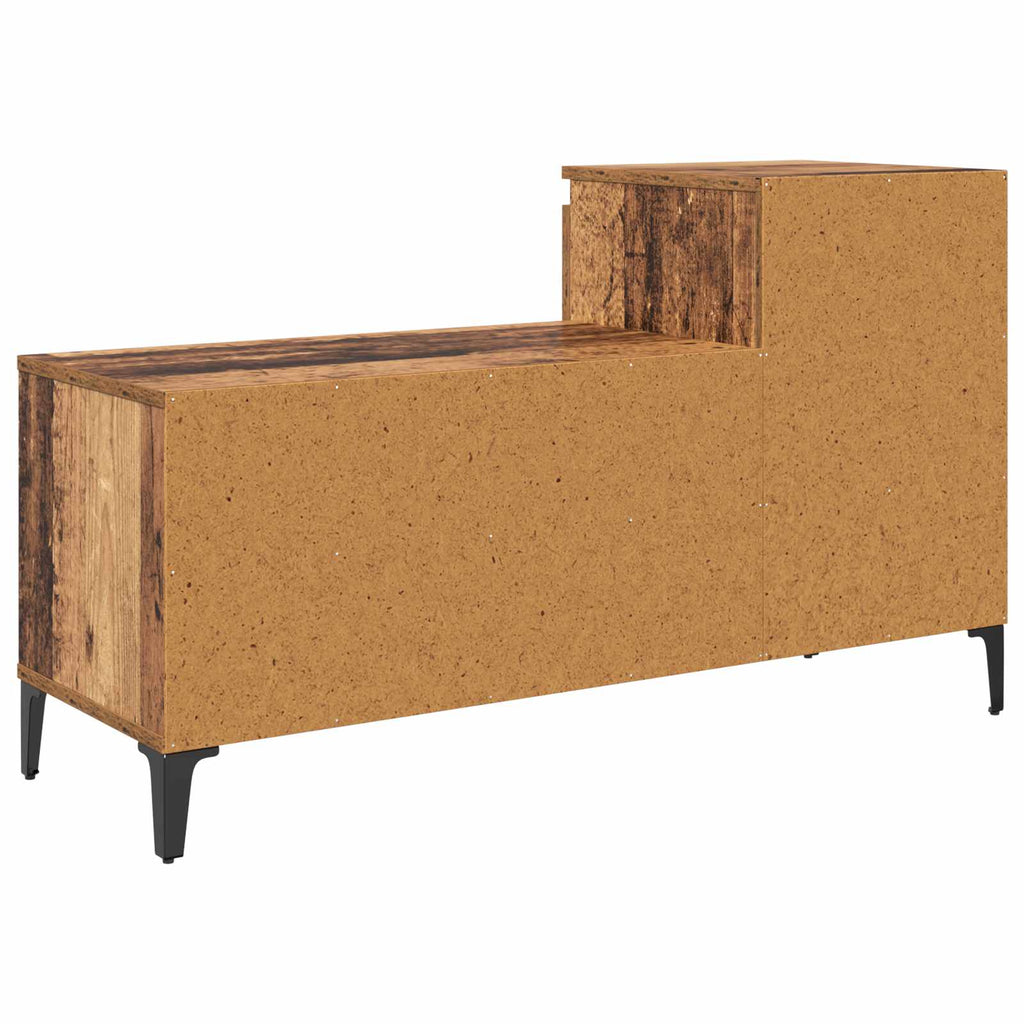 Schuhschrank mit Regal Altholz 102 x 36 x 60 cm Holzwerkstoff
