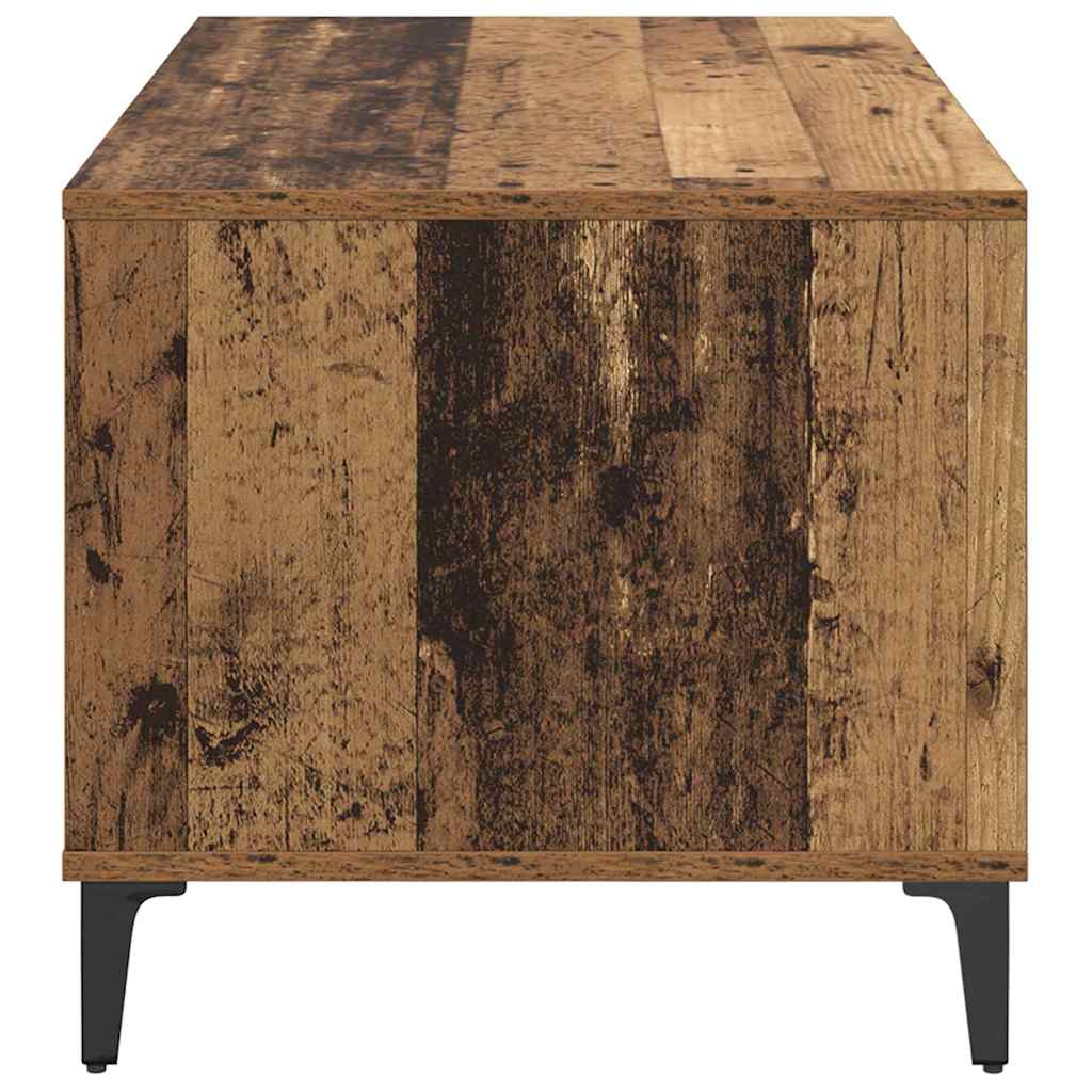 Couchtisch mit Schubladen Altholz 90 x 49 x 45 cm Holzwerkstoff