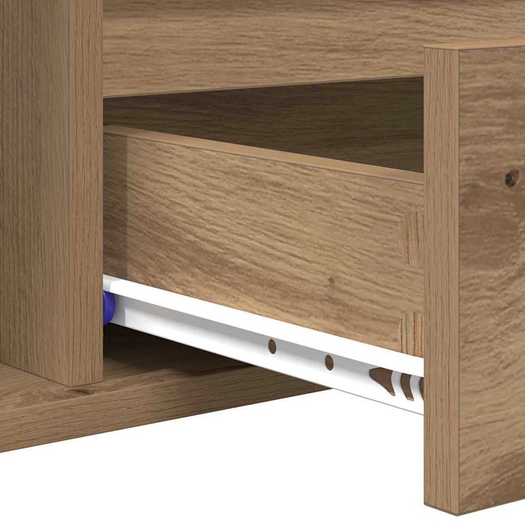 Couchtisch Artisan-Eiche 90 x 49 x 45 cm Holzwerkstoff