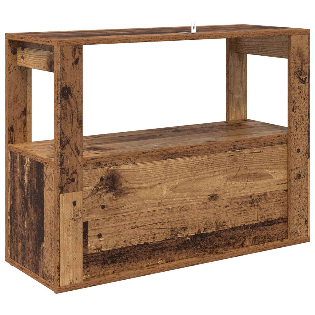 Sideboard Altholz 80 x 30 x 60 cm Holzwerkstoff