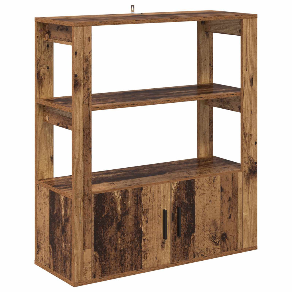 Sideboard Altholz 30 x 80 x 90 cm Holzwerkstoff