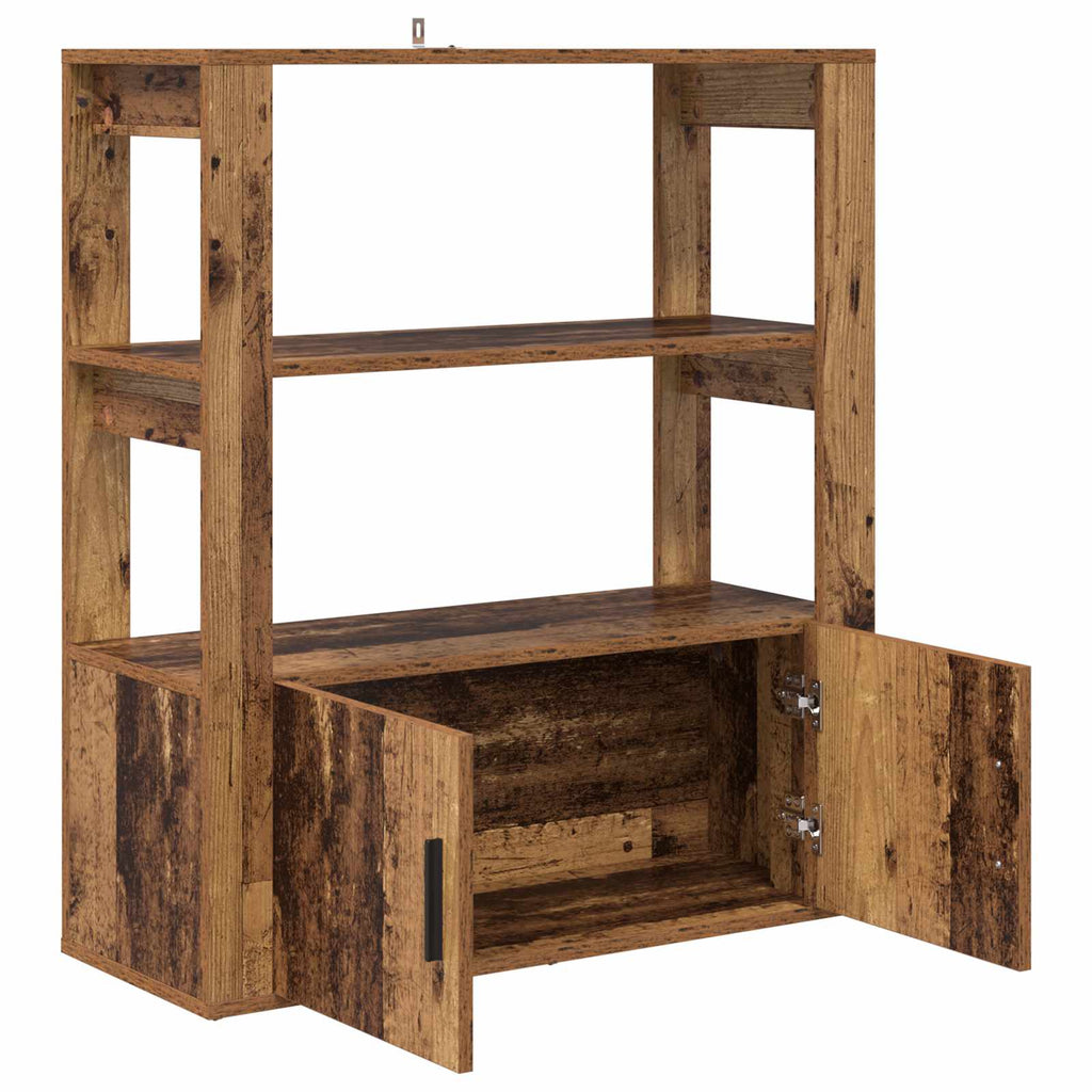 Sideboard Altholz 30 x 80 x 90 cm Holzwerkstoff