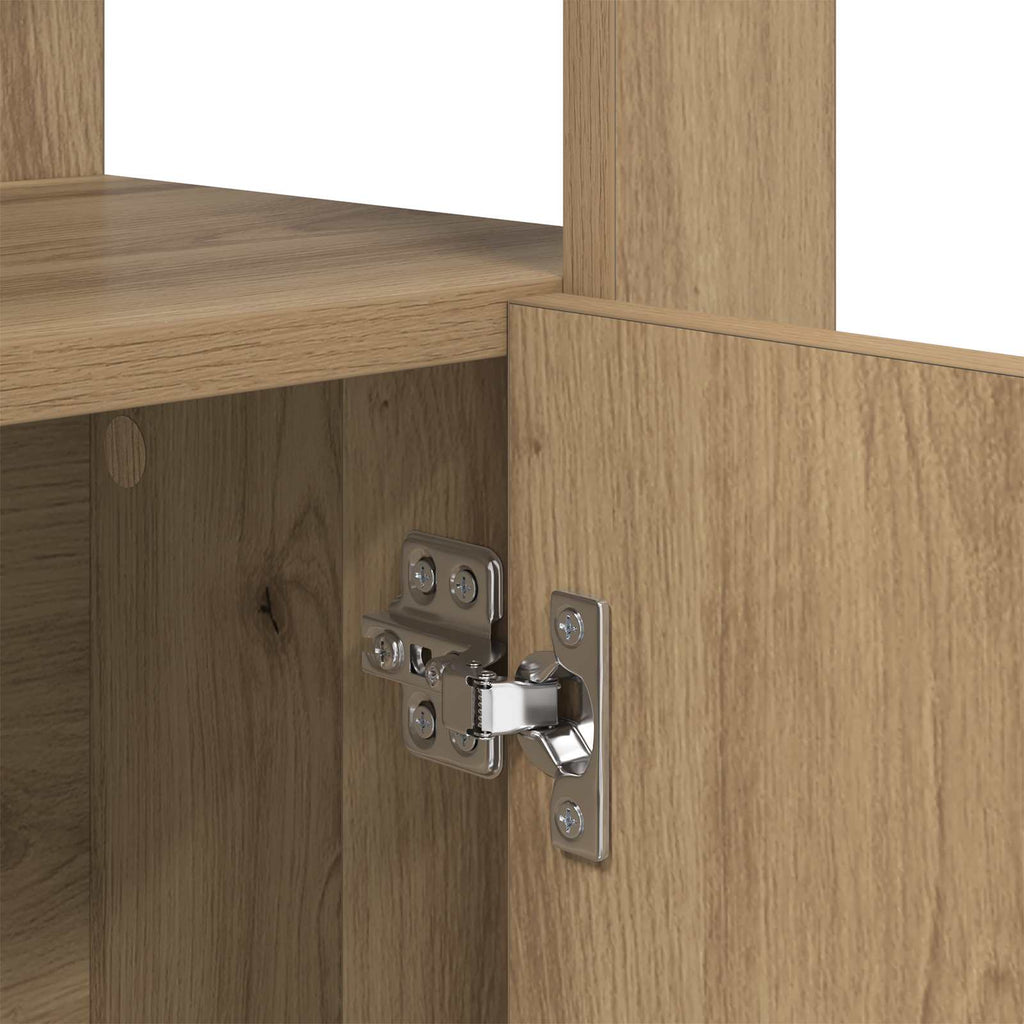 Sideboard Artisan-Eiche 30 x 80 x 119.5 cm Holzwerkstoff