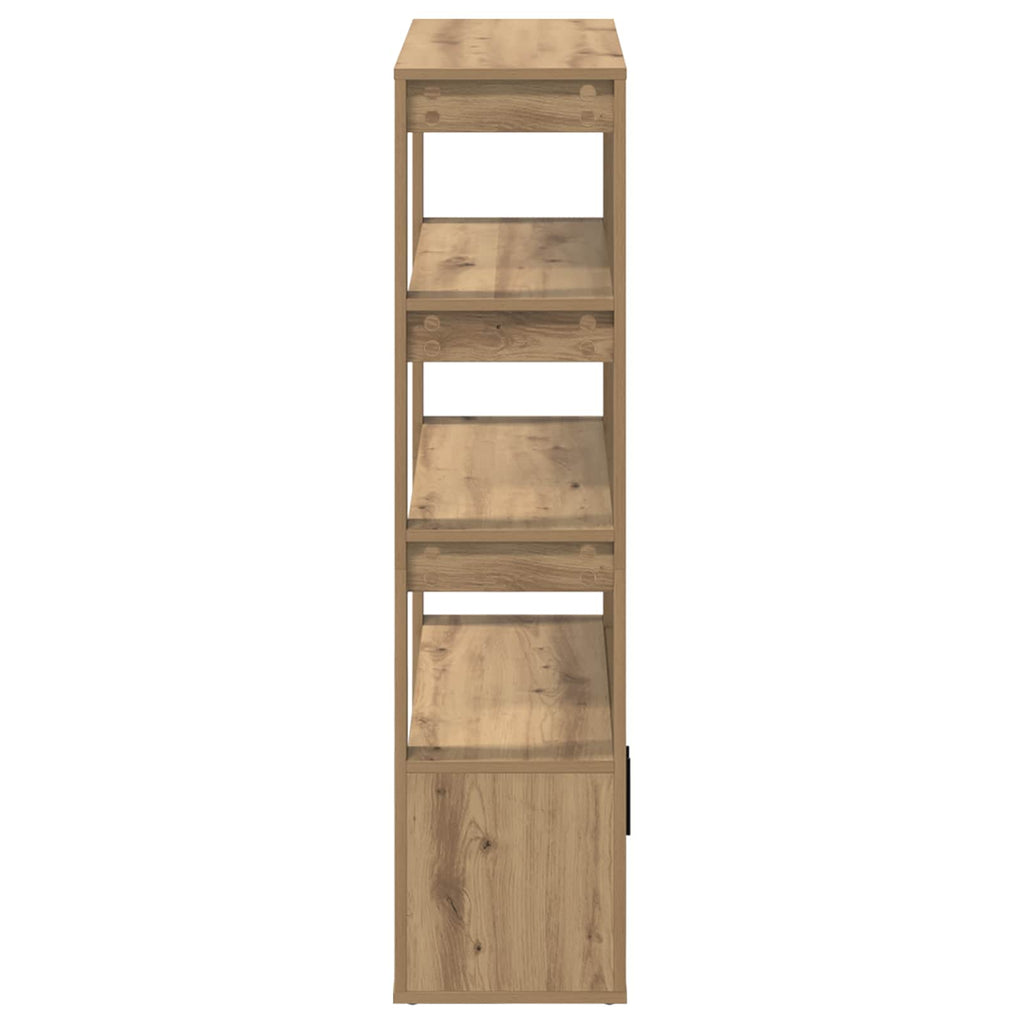 Sideboard Artisan-Eiche 30 x 80 x 119.5 cm Holzwerkstoff