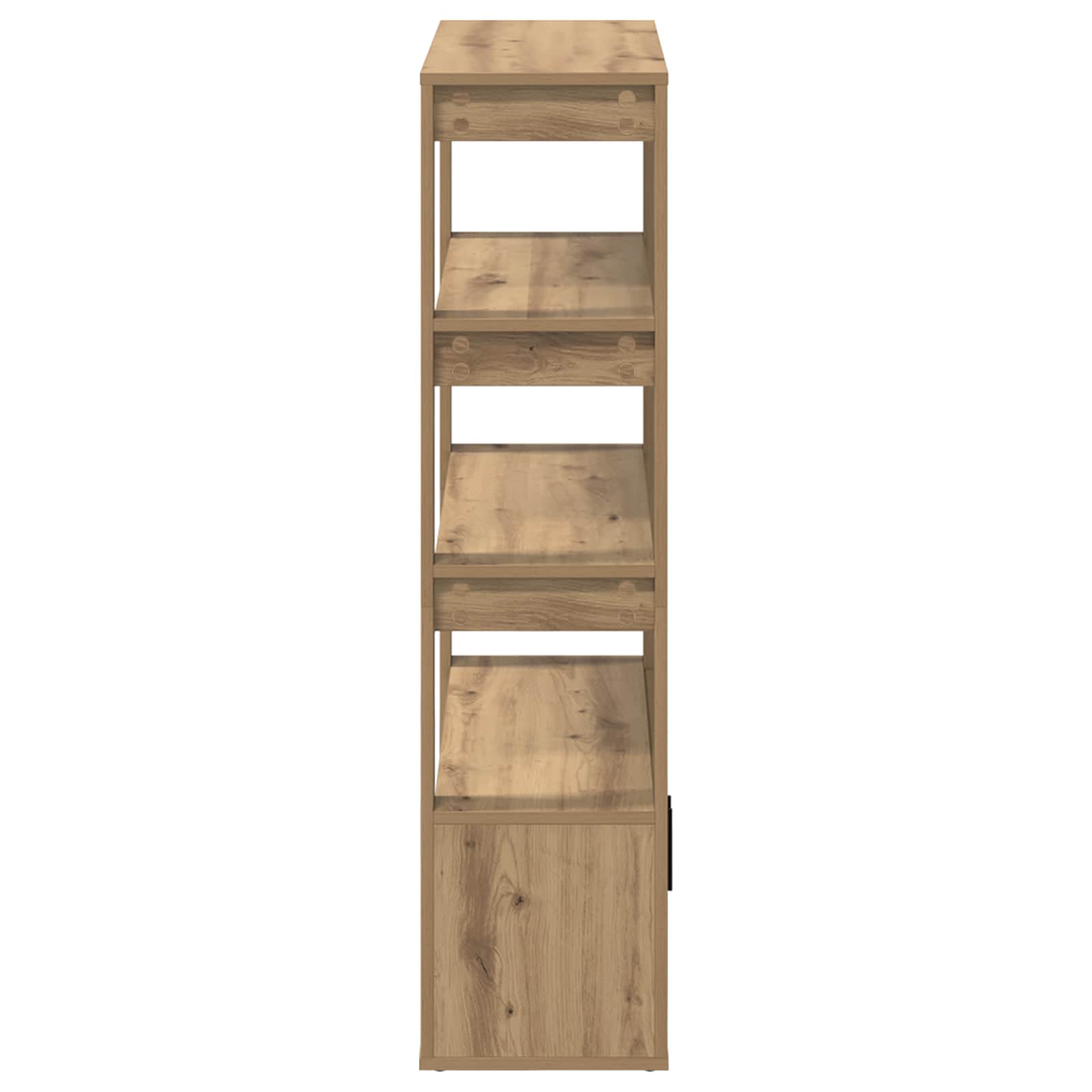 Sideboard Artisan-Eiche 30 x 80 x 119.5 cm Holzwerkstoff