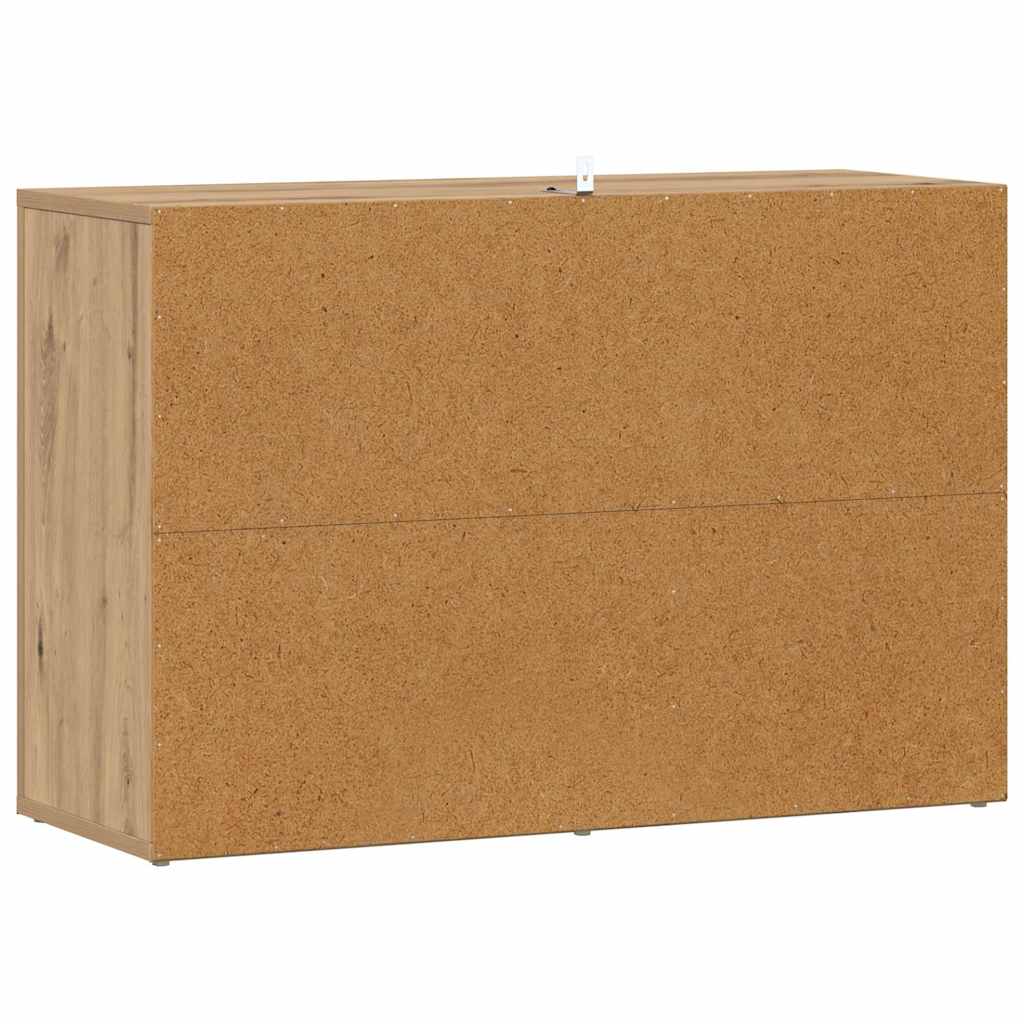 Sideboard Artisan-Eiche 80 x 30 x 53 cm Holzwerkstoff