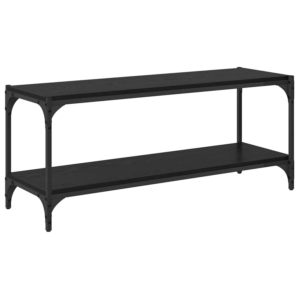 TV-Schränk Schwarz Eichen-Optik 100x33x41cm