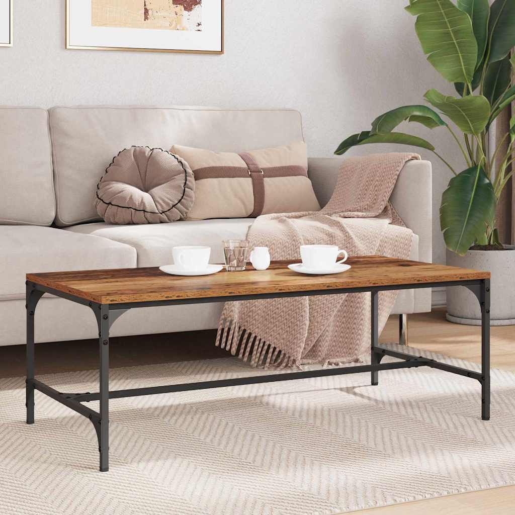 Couchtisch Altholz 100 x 50 x 35 cm Holzwerkstoff