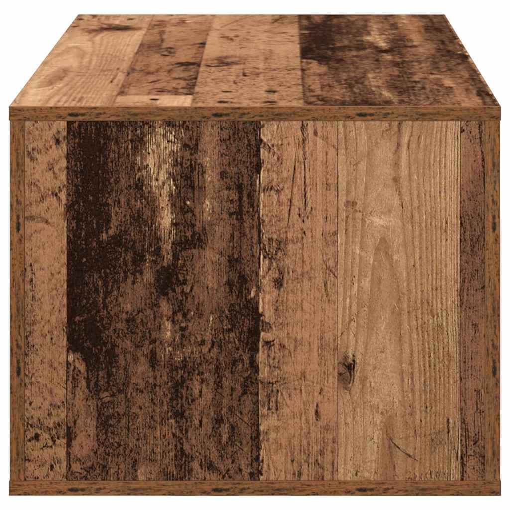 Couchtisch mit Schubladen Altholz 80 x 50 x 40 cm Holzwerkstoff