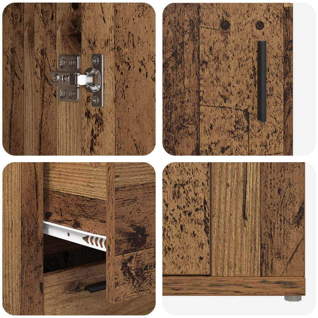 Sideboard Altholz 100 x 33 x 59,5 cm Holzwerkstoff