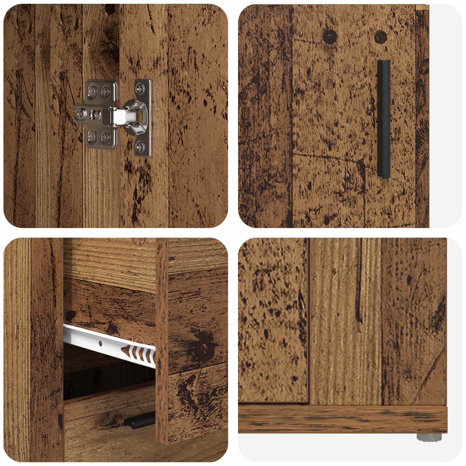 Sideboard Altholz 100 x 33 x 59,5 cm Holzwerkstoff
