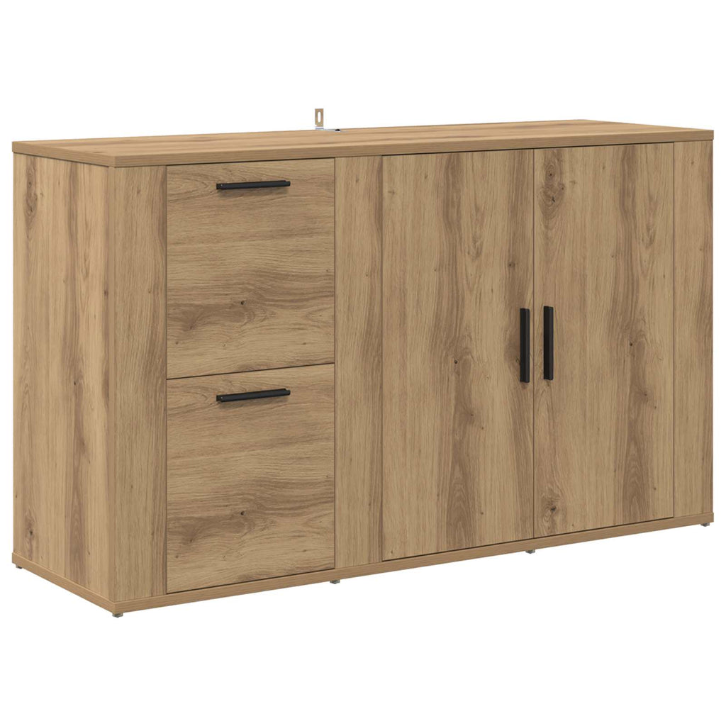 Sideboard Artisan-Eiche 100 x 33 x 59,5 cm Holzwerkstoff