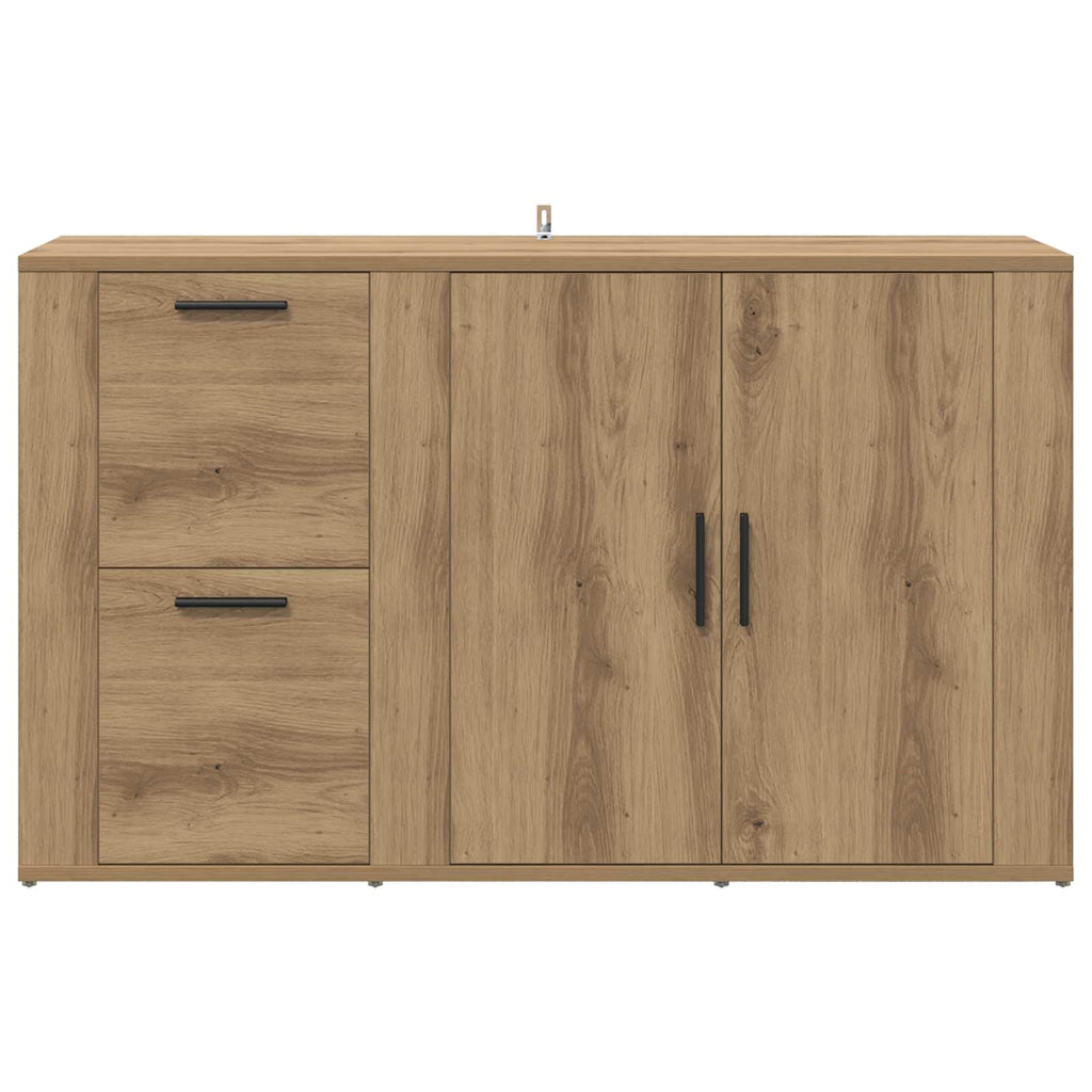 Sideboard Artisan-Eiche 100 x 33 x 59,5 cm Holzwerkstoff
