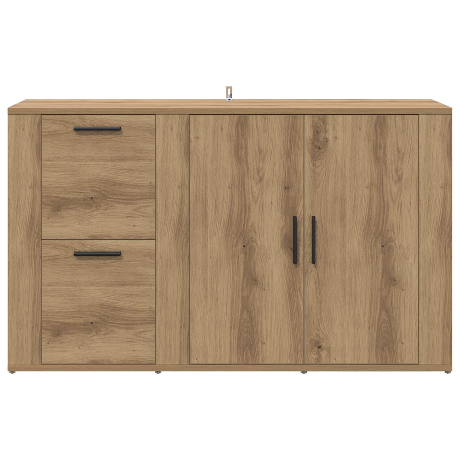 Sideboard Artisan-Eiche 100 x 33 x 59,5 cm Holzwerkstoff