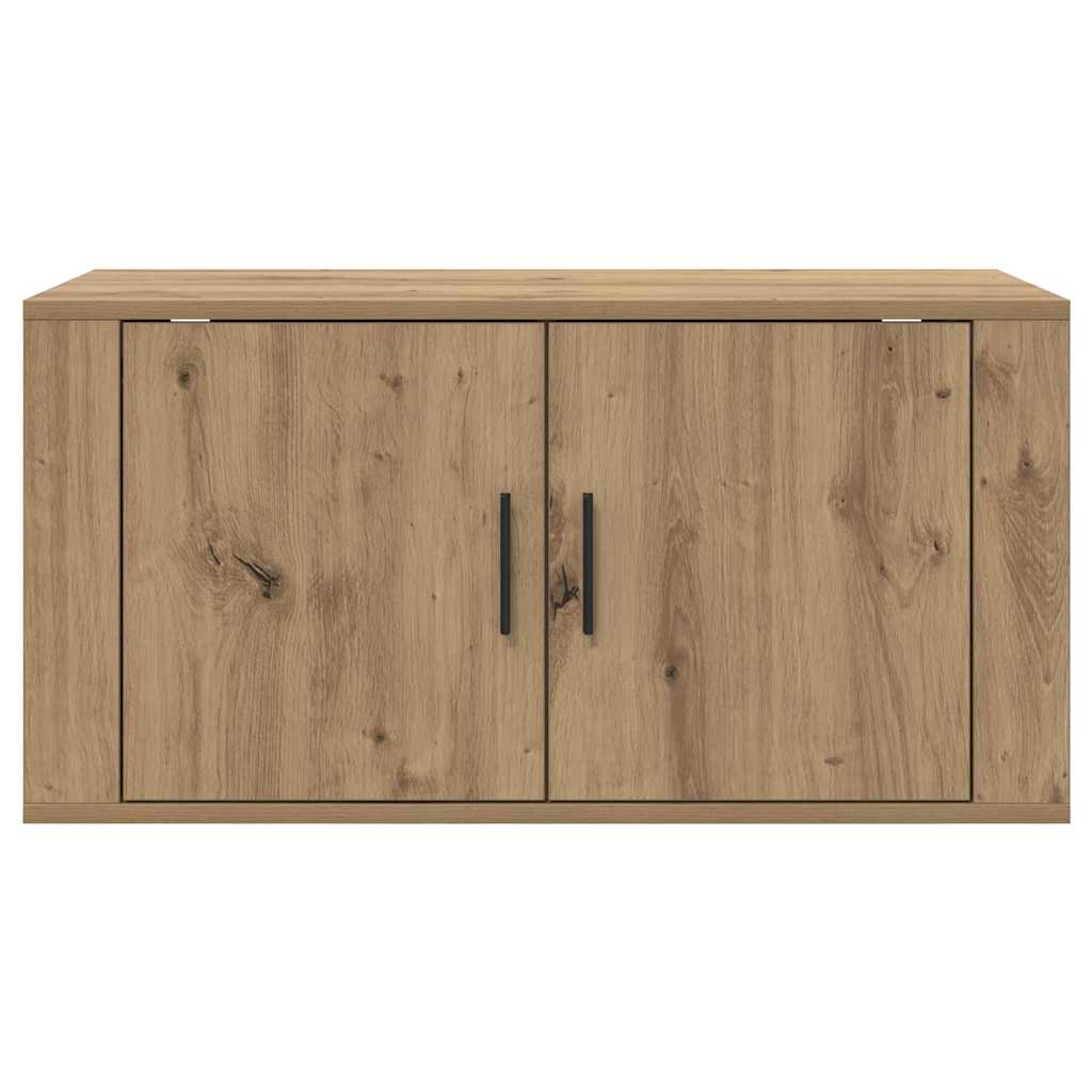 Wandmontiertes TV-Regal Artisan-Eiche 80 x 34,5 x 40 cm