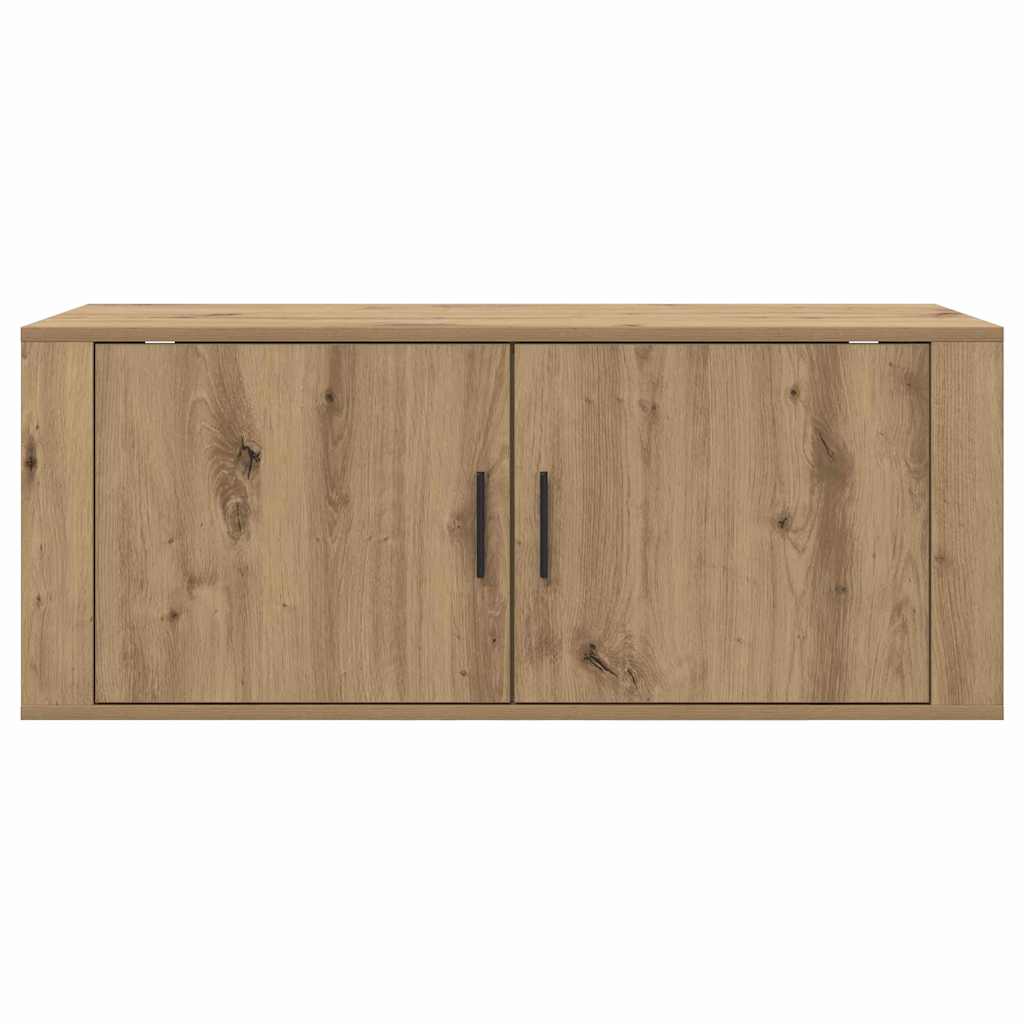 Wandmontiertes TV-Regal Artisan-Eiche 100 x 34,5 x 40 cm