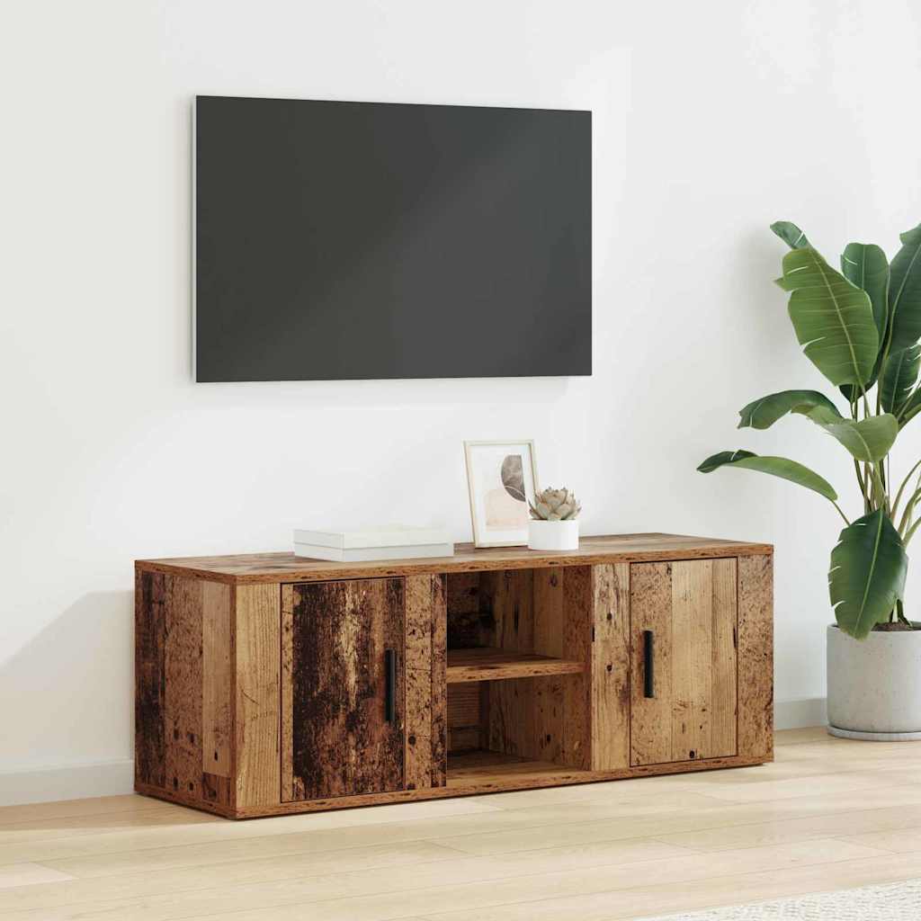 TV-Schränk Altholz 100 x 31,5 x 35 cm Holzwerkstoff