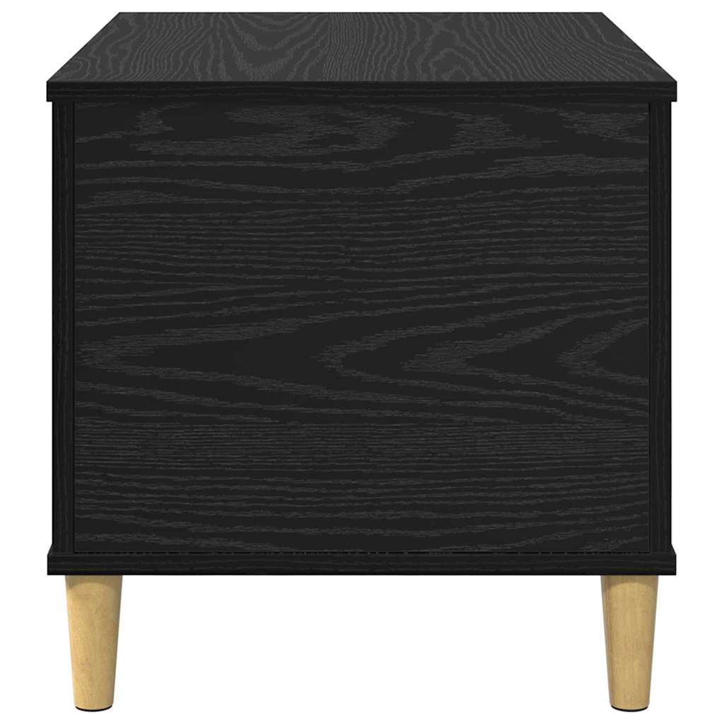 Nachttisch Schwarz Eichen-Optik 60 x 44,5 x 45 cm Holzwerkstoff