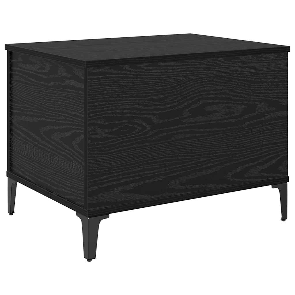 Couchtisch Schwarz Eichen-Optik 60 x 44,5 x 45 cm Holzwerkstoff